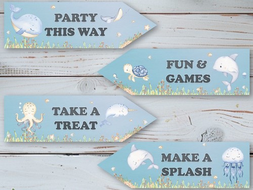 Set of 4 Nautical Party Arrows (Any Occasion) - Picture 3 of 3