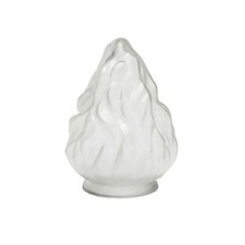 Flame Glass Lamp Shade Torch Light Shade Frosted Fire