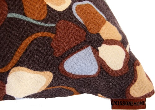 MISSONI HOME PILLOW COVER 16"x16" 40x40cm HERRINGBONE COTTON MARGE 149 - Picture 4 of 4