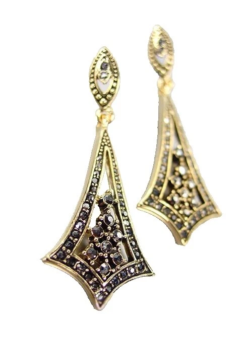 Marcasite Yellow Gold Plated Fashion Jewelry