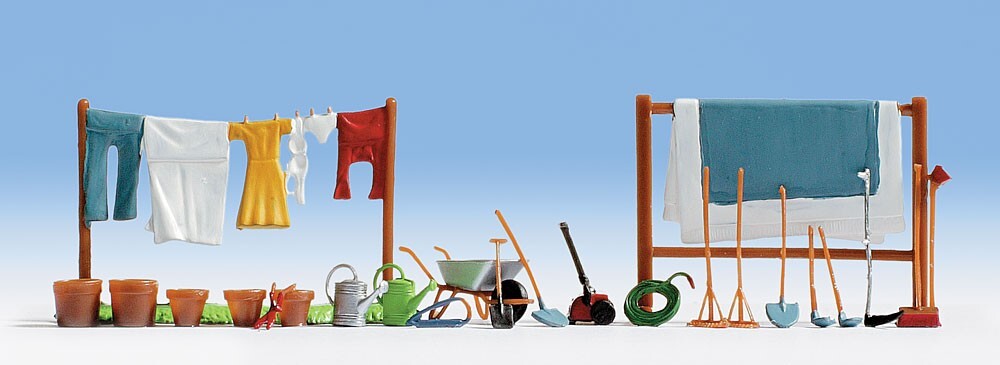 NOCH 14800 - Garden Furniture And Laundry H0 1:87