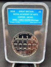 2018 £5 Royal Academy of Arts Brilliant Uncirculated Low Mintage 11998 Coins