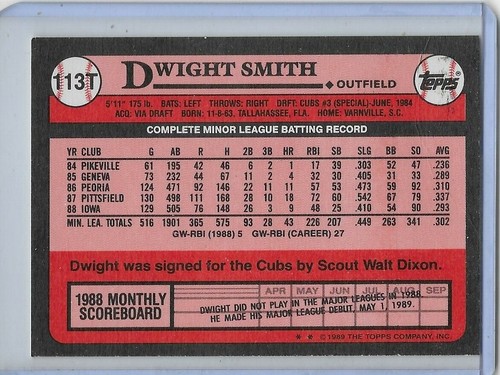 1989 TOPPS TRADED 1T-132T COMPLETE YOUR SET OR FAVORITE PLAYER FREE SHIPP - Picture 227 of 265