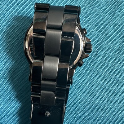 Michael Kors MK-5579 Black Steel Watch | eBay