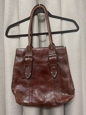 Wilsons Leather Shoulder Bag Brown Color Adjustable Strap Genuine Leather Vntg