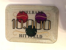 Casino Plaque Chip  Jeton Spielbank Hittfeld / Bad Harzburg 10 000 DM