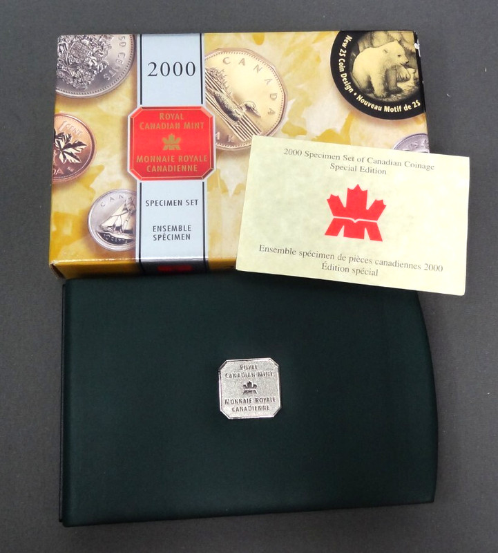 2000 Specimen 7 Coin Set - Royal Canadian Mint - with COA