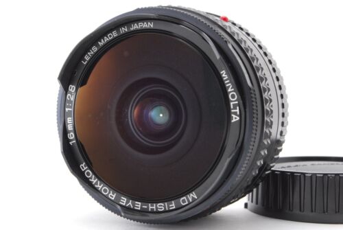 【N MINT+++】MINOLTA MD ROKKOR 16mm f/2.8 Fisheye MF Lens From JAPAN - Picture 2 of 12