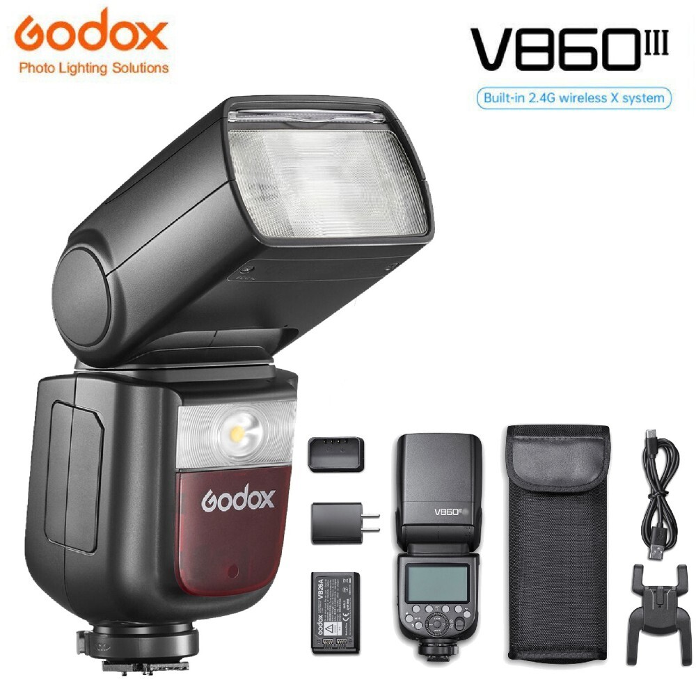 Godox V860III-C/N/S/F/O 2.4G TTL 1/8000s Li-Ion Battery Flash 
