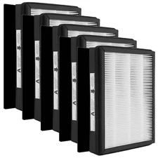 5 Pack IAF-H-100A True HEPA Filter A & Carbon For Idylis IAP-10-100, IAP-10-150