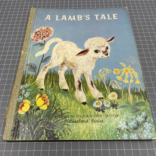 ORIGINAL RETRO Kids Book Children Golden Treasure Lambs Tale Junk Cafe