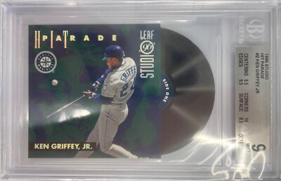 1996 Leaf Studio Hit Parade Promo /5000 Ken Griffey Jr #2 BGS 9 