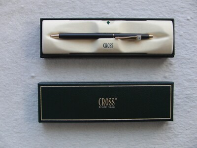 Kugelschreiber Cross Classic Black Nr. 2502 mit Werbung ''Valero'' OVP Neu