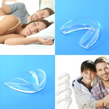 US 4 Pack Teeth Grinding Mouth Guard - 2 Small & 2 Large Dental Guards + Case