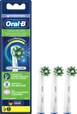 Oral-B Cros Clean Aufsteckbürsten - 3er-Pack