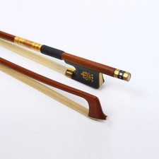 4/4 Full Size Violin Bow Brazilwood Ebony Frog for Advanced student