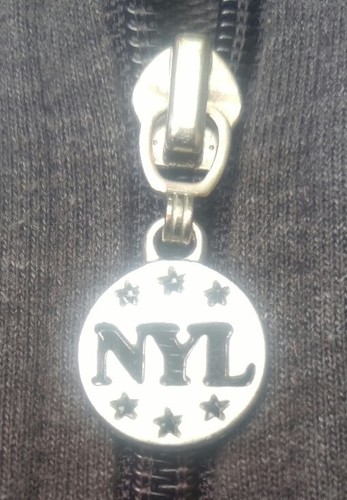 NYL New York Laundry Women's Gray White Trim Full Zip Athletic Jacket Sz Small S - Picture 6 of 6