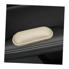 Car Door Armrest Pads, Soft Leather Elbow Cushions Center Console Thigh Beige