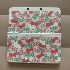Hello Kitty Nintendo NEW 3DS Console parts Kisekae Plate Pack Top & Bottom shell