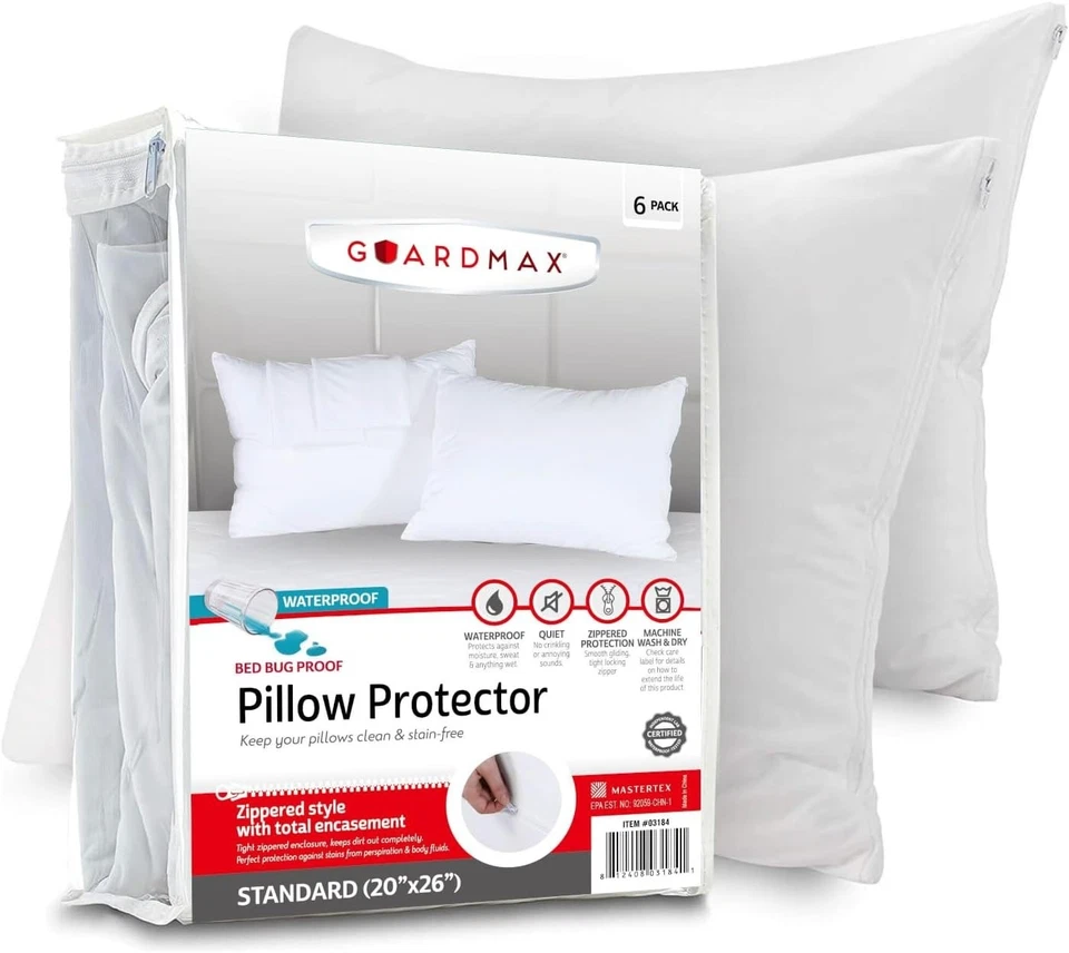 Noiseless Waterproof Pillow Cases - Protects from Moisture - Image 3 of 4