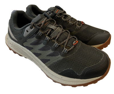 Mens MERRELL NOVA 3 WP GTX Size 11.5 NEW Trail Hiking Sneaker OLIVE Green Black