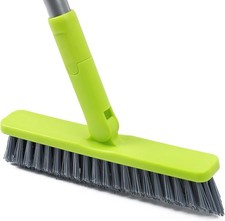 Grout Cleaner Brush with Long Handle, Floor Scrub Brush for Shower Tile,