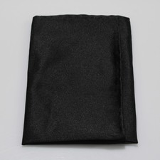 Italo Ferretti NWOT 100 Silk Pocket Square In Solid Black Made in Italy