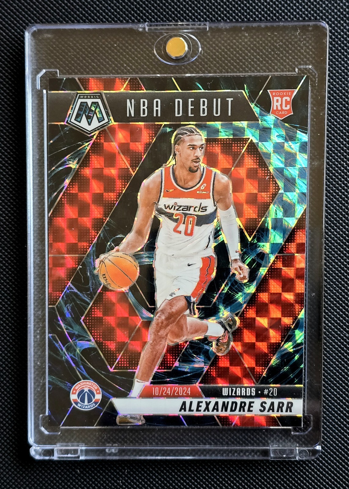 2024-25 MOSAIC - Alexandre Sarr NBA DEBUT (RC) #254 - GENESIS MOSAIC PRIZM ðŸ’