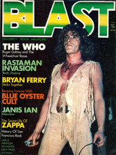 Frank Zappa Blast Magazine December 1976 WHO Bryan Ferry Blue Oyster Cult