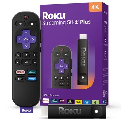Roku Streaming Stick Plus 4K HDR Media Player USB TV Stick mit Voice Remote Steu
