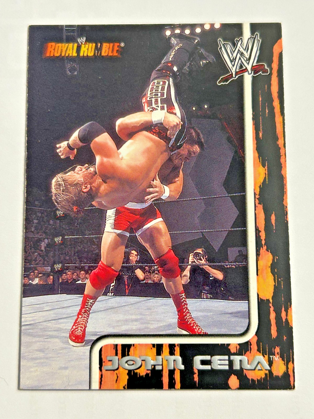 2002 Fleer Royal Rumble WWE #7 - JOHN CENA Rookie Card - RC