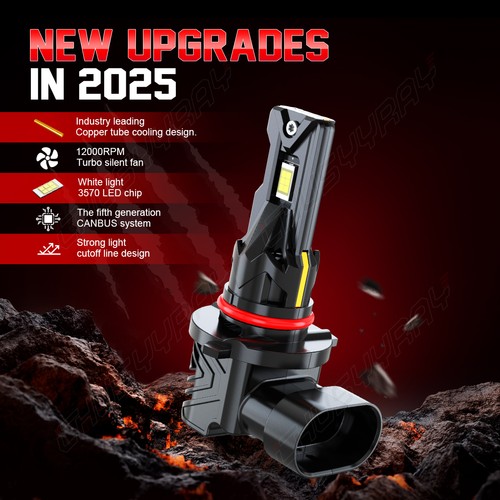 Para fit Toyota Corolla 2009-2013 Combo LED Faros+Bombillas luz antiniebla 6000K - Picture 5 of 18