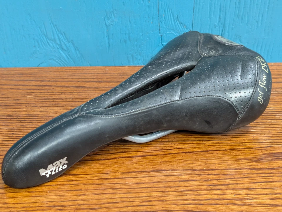 Sillín Selle Italia Max Flite Trans-Am rieles de manganeso negro Foto 2 de 4