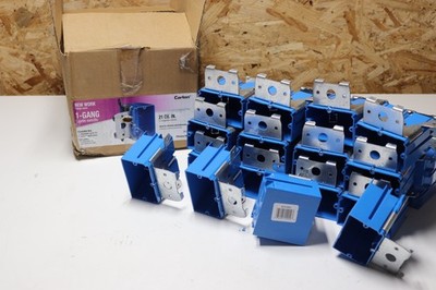 24x Lot Carlon New Work 1-Gang Adjustable Box B121ADJ Electrical Box