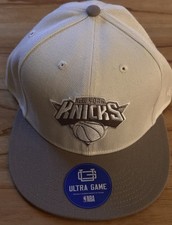 New York Knicks NBA Official Ultra Game Snapback Adjustable Hat/Cap Cream/Tan