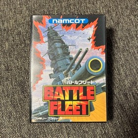 NES Box With Instruction Manual And Postcard Etc. Namcot Battle Fleet Famicom JP