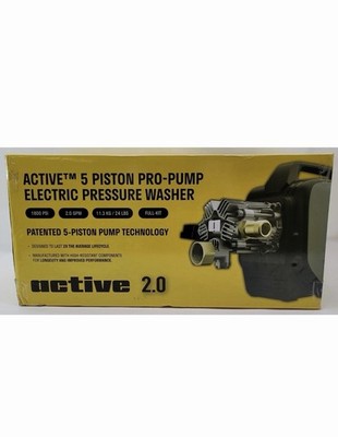 Active 2.0 Pressure Washer / Full OE Kit / 1800 PSI 2.0 GPM-Brand New Open Box