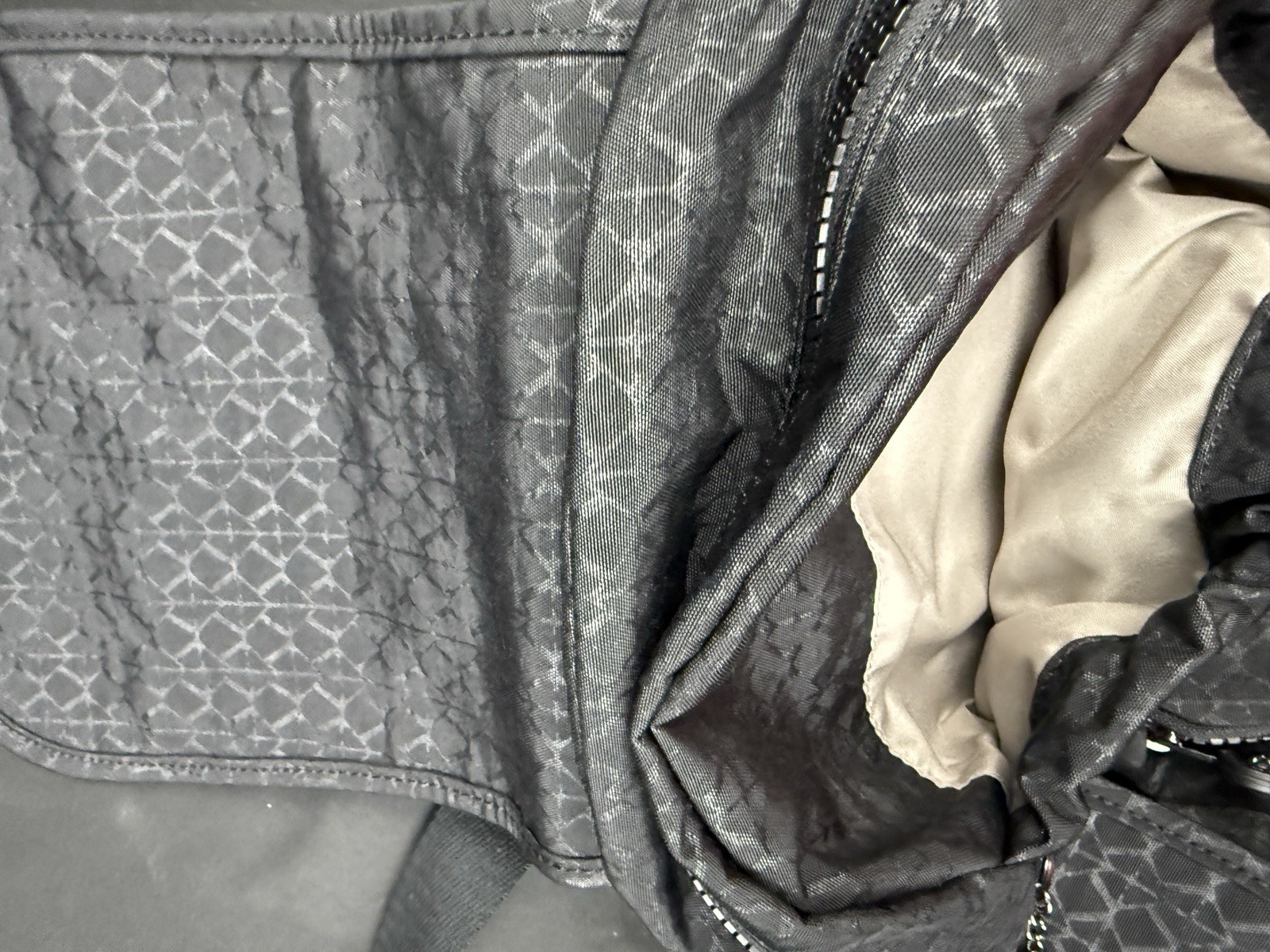 Kipling BlackNylon Mini Drawstring Backpack Front… - image 13