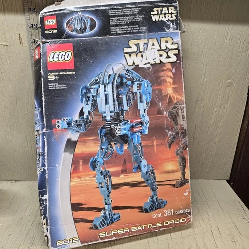 LEGO Star Wars 8012 Super Battle Droid Retired 2002 Incomplete Sealed Bags 2 3