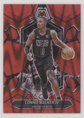 2023-24 Panini Mosaic Red Seismic Prizm 4/299 Lonnie Walker IV #178 bn5