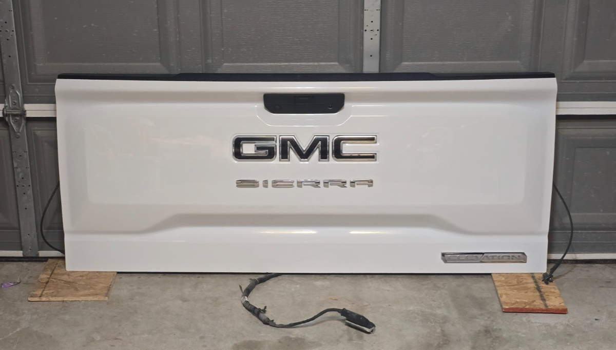 2019-2026 GMC Sierra 1500 Standard Tailgate Assembly Summit White