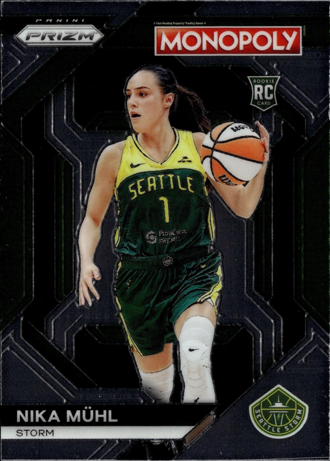 2024 Panini Prizm Monopoly WNBA All-Star Nika Muhl Rookie Card #WNBA26