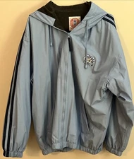 NEW University Of North Carolina Tar Heels Jacket Mens Large Hooded Coat UNC