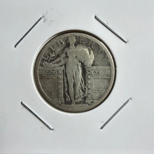 [No Date - D] Standing Liberty Quarter 25¢ Silver Coin Circulated/Ungraded