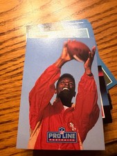 JERRY RICE 49ERS 1991 PRO LINE PORTRAITS FOOTBALL CARD #201 HOF