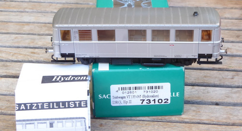 Modelos Sachsen 73102 H0 Hydronalium-Triebwagen VT 135 065 DRG Época 2 DSS + LED | Condition: Gebraucht