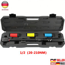 Drehmomentschlüssel 1.2 Zoll 20–210 Nm,Set Koffer Auto PKW Reifenwechsel