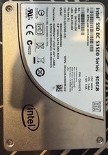 Intel SSD DC S3500 SERIES 300GB 2.5" 6Gb/s SATA SSD  PULLED FROM WORKING SYSTEM.