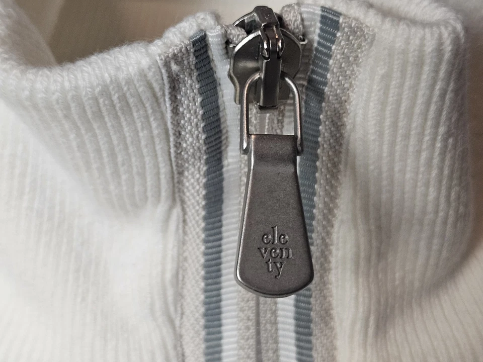 Eleventy Mens Padded Full Zip Vest Quilted New Almond Beige Large L READ - Image 3 of 4