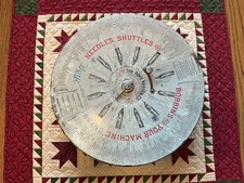 Antique Boye Rotary Needles Shuttles & Bobbins Store Display Case